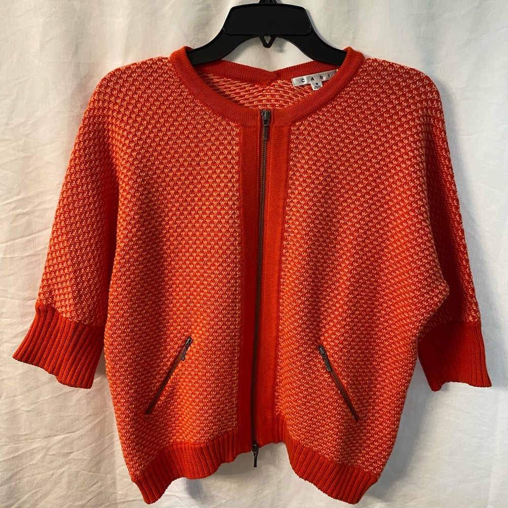 Orange Cabi Sweater